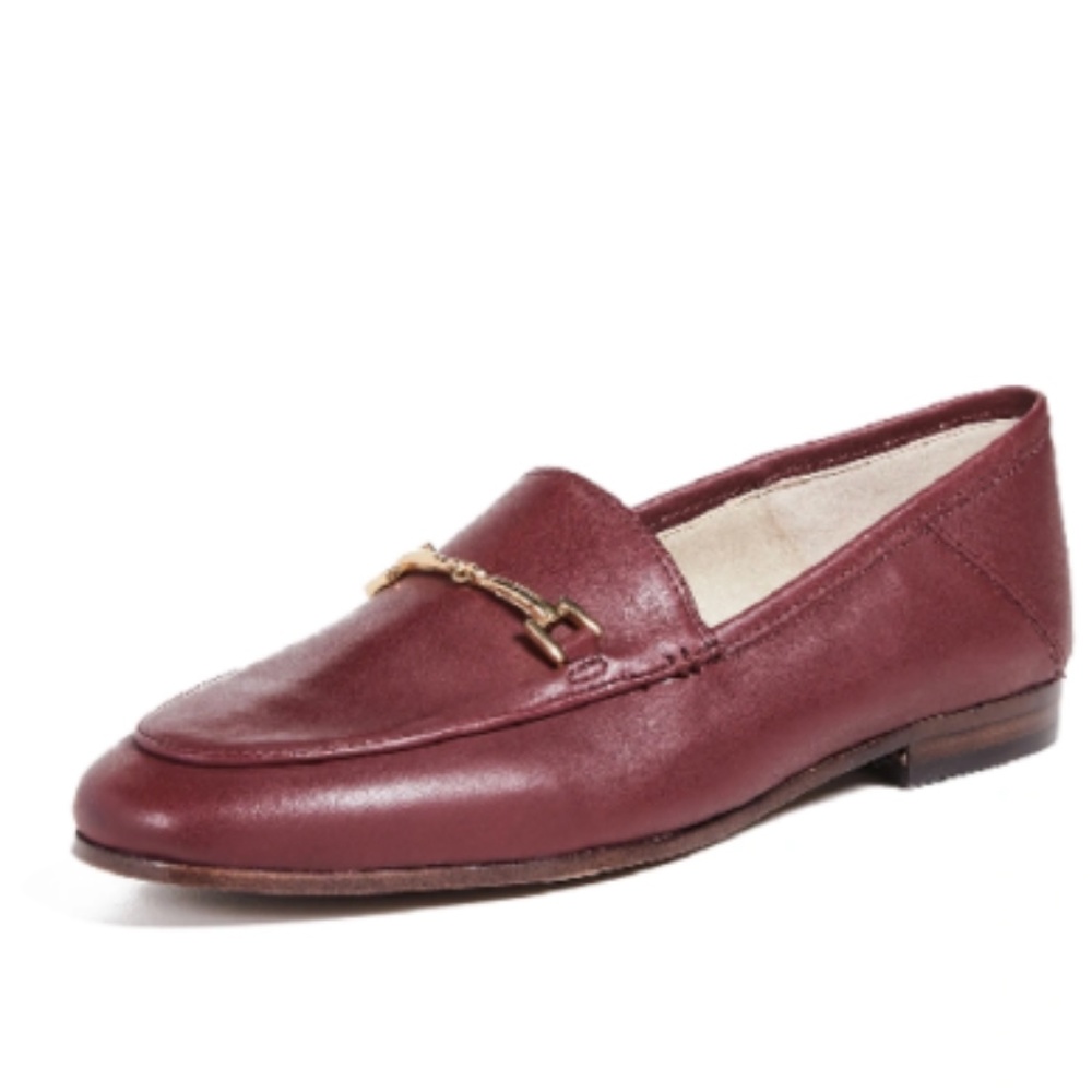 Sam Edelman Loraine Burgundy Leather Loafer in Beet Red Size 9